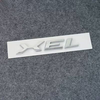 rear emblem, displacement emblem, Car logo - standard-xel