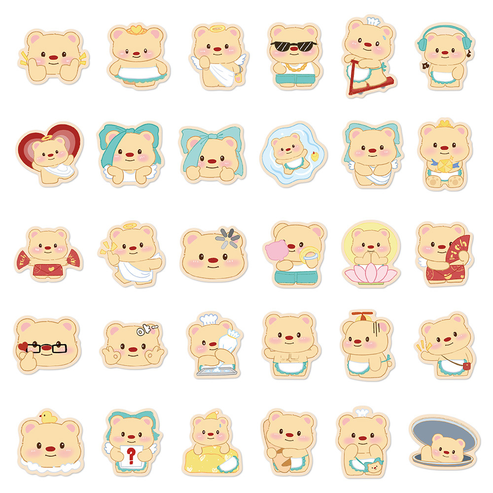 Qoo10] 60枚 バターベア シール ステッカー