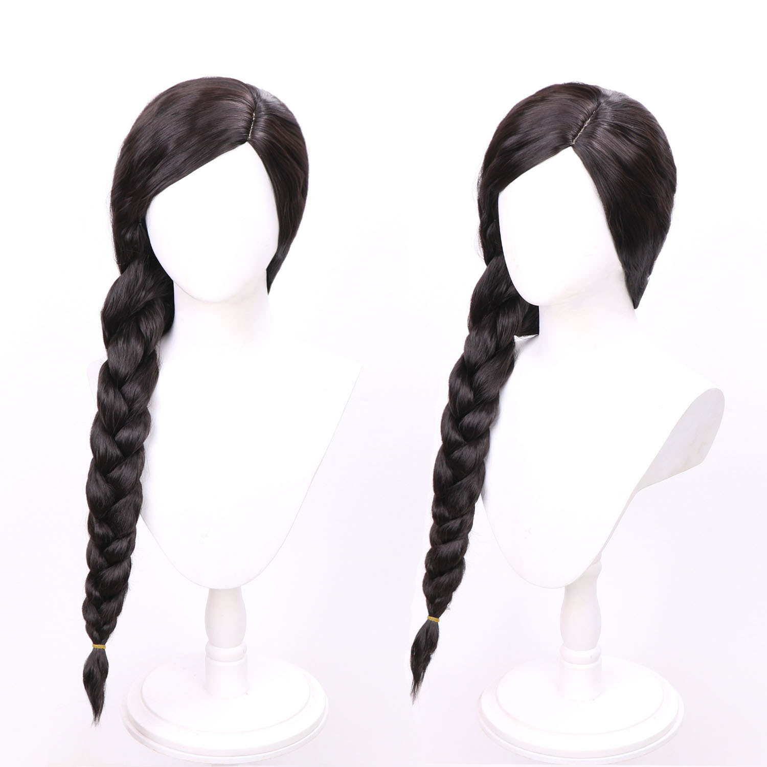 Mangachi mágica mala bruja Eva cos peluca 2024 nueva película WICKED lado dividido cuero cabelludo superior