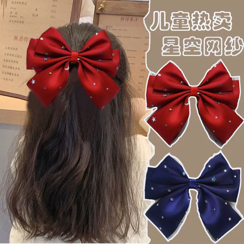 Детская карта большой бант заколка для волос маленький аксессуар для волос