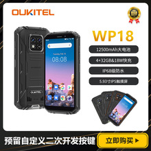 欧奇WP18安卓手机5.93寸12500mAh大电池跨境品牌三防智能外贸手机