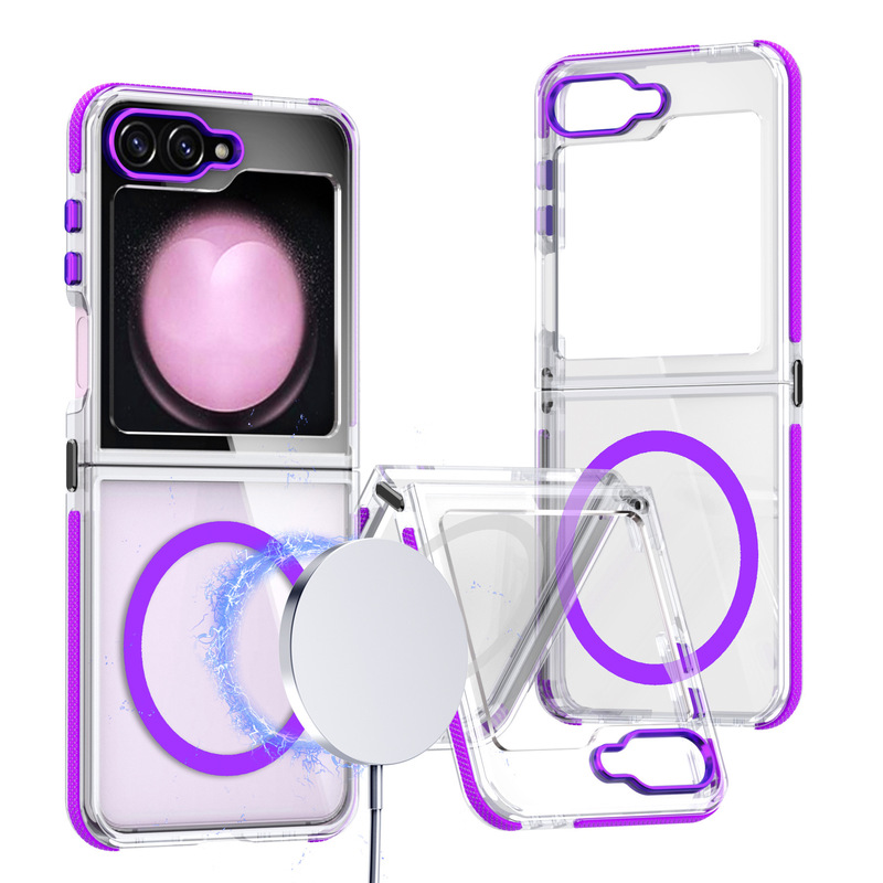 跨境适用三星Z Fold7折叠透明磁吸手机壳GalaxyZ Flip7防摔保护套|undefined