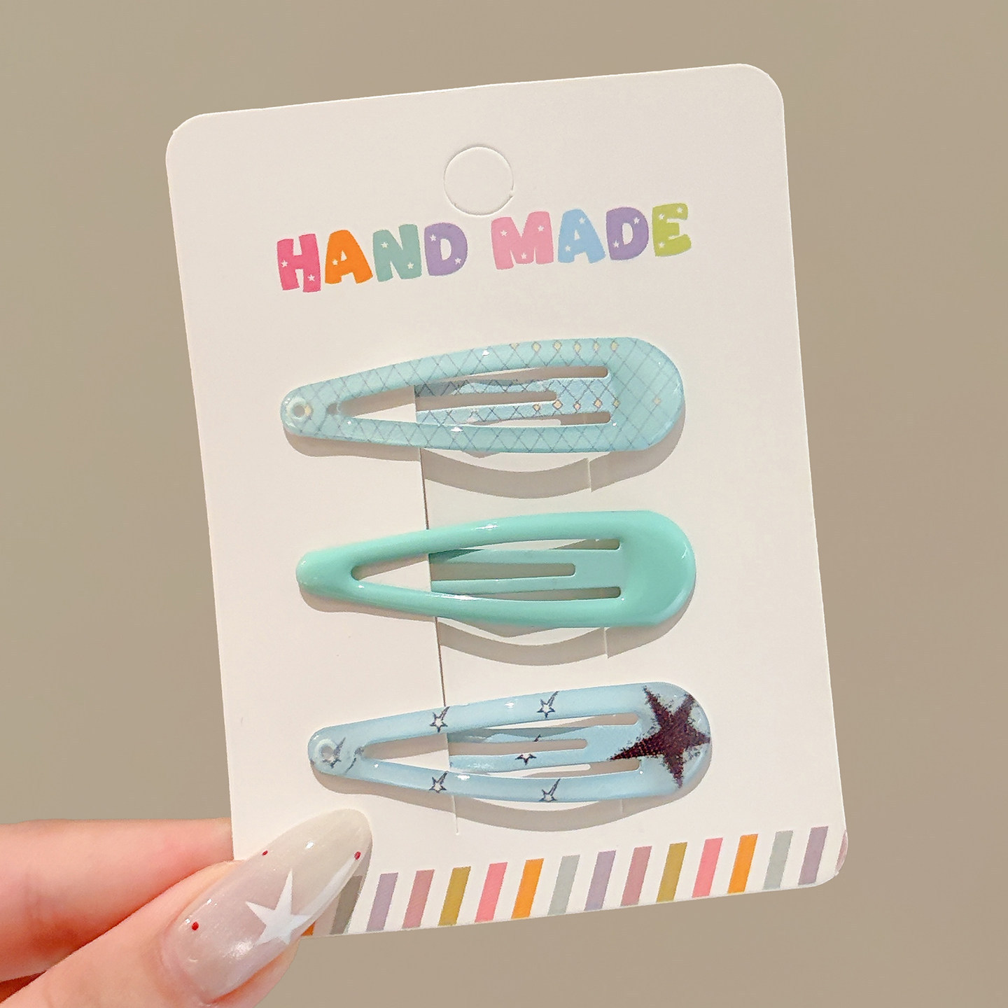 Broches para Cabello BB con Estrella de Cinco Puntas Aleación para Mujeres
