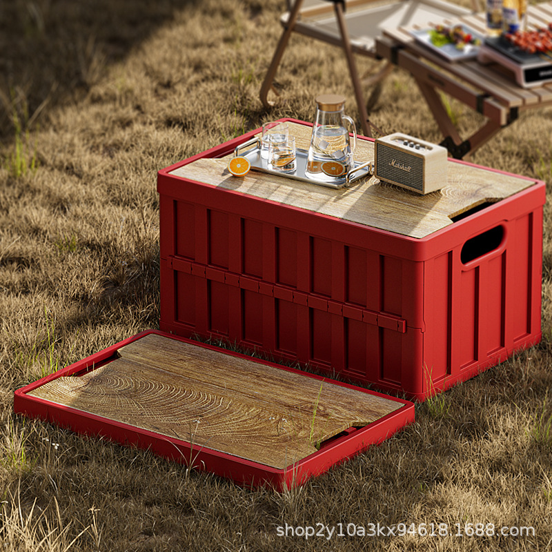 [Venta especial] cajas de almacenamiento plegables de camping sin instalación de cabina de venta de artículos diversos contenidos en el automóvil almacenamiento en el maletero