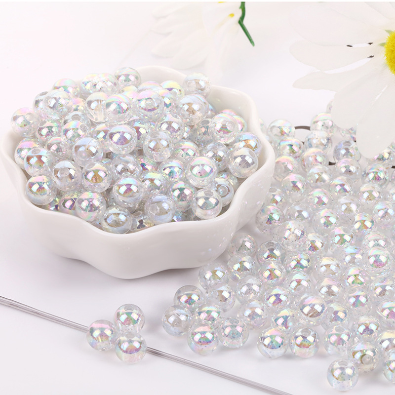 46g Weight Beads Jewelry Making Type DIY Jewelry Accessories Classification 100 PCS/Package Quantity Acrylic Material Solid Color Pattern IG Style, Simple Style Style 100 PCS/Package Arylic Solid Color DIY Jewelry Accessories Beads 2