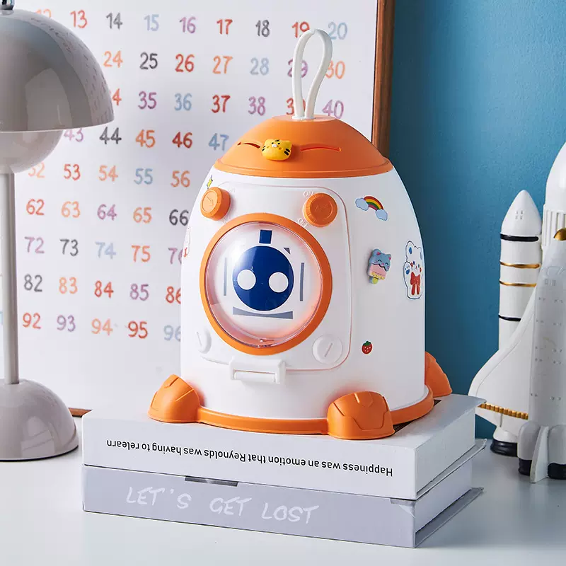 淞泰创意太空人存钱罐摆件大容量可存可取火箭储蓄罐儿童玩具礼物