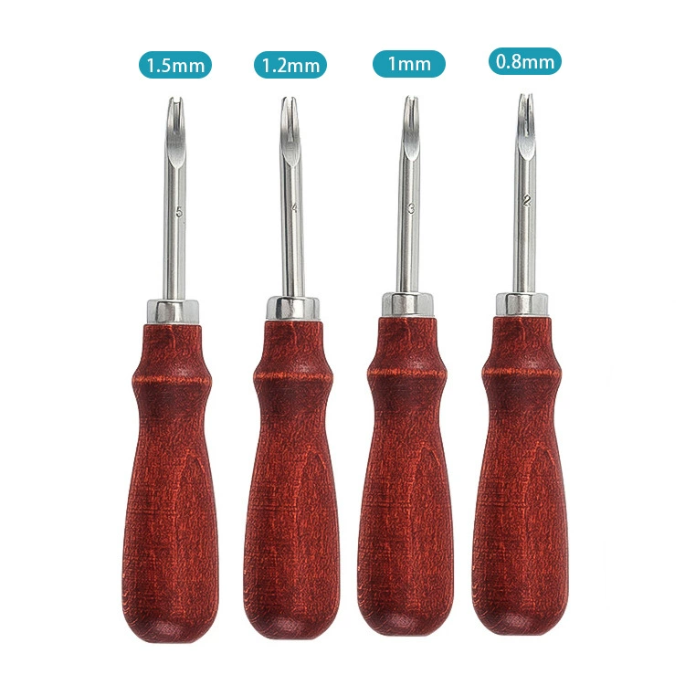 Триммер ручной работы DIY резьба по коже кожаный художественный инструмент для обрезки фаски артефакт буковая ручка триммер