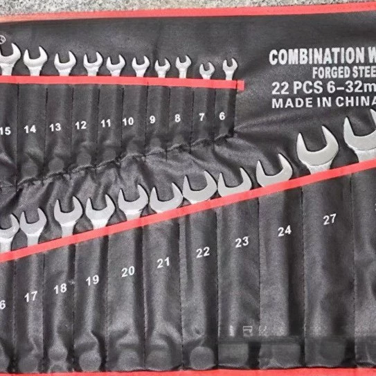 Набор инструментов сливового сливового ключа трещотка гаечный ключ двойного назначения
