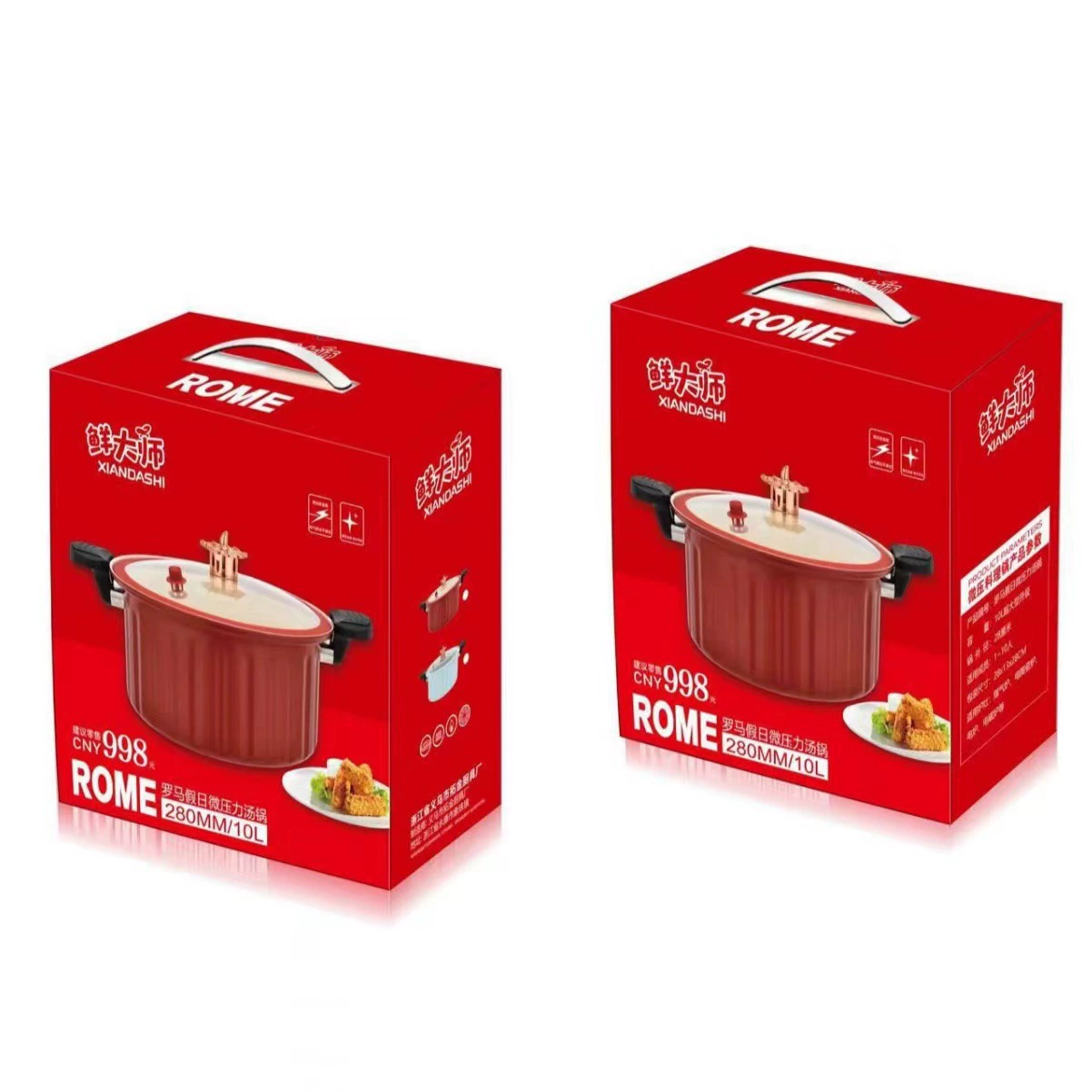 鲜大师 Roman pot household micro -pressure dishes, large capacity, non -stick pot, multi -functional stew soup pot gift wholesale