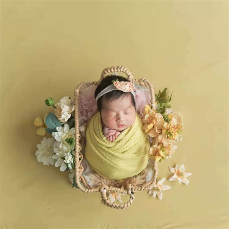 Woven children's retro photography props for new born