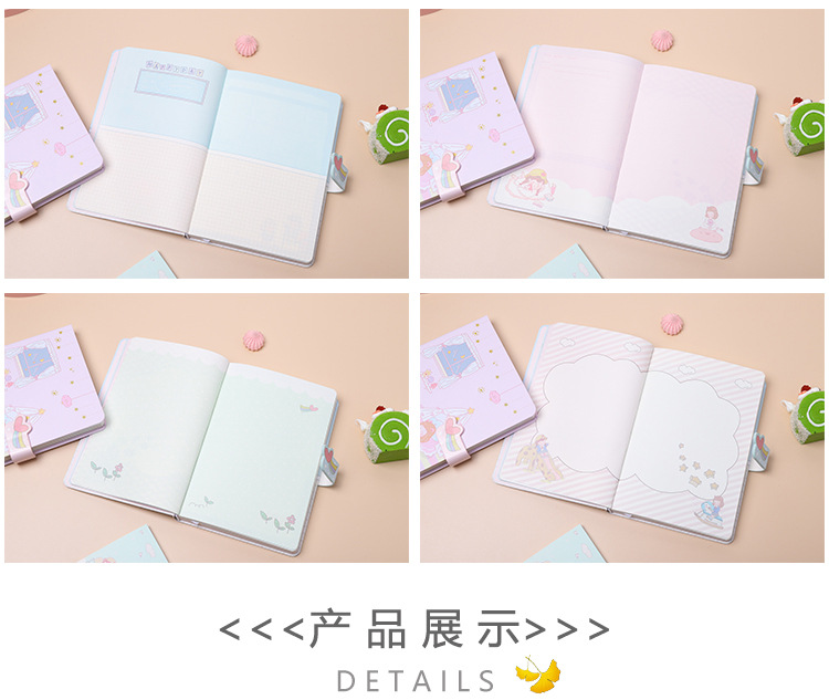 Sticker Tape Cute Cartoon Notebook Gift Box Set wholesale Nihaojewelrypicture17
