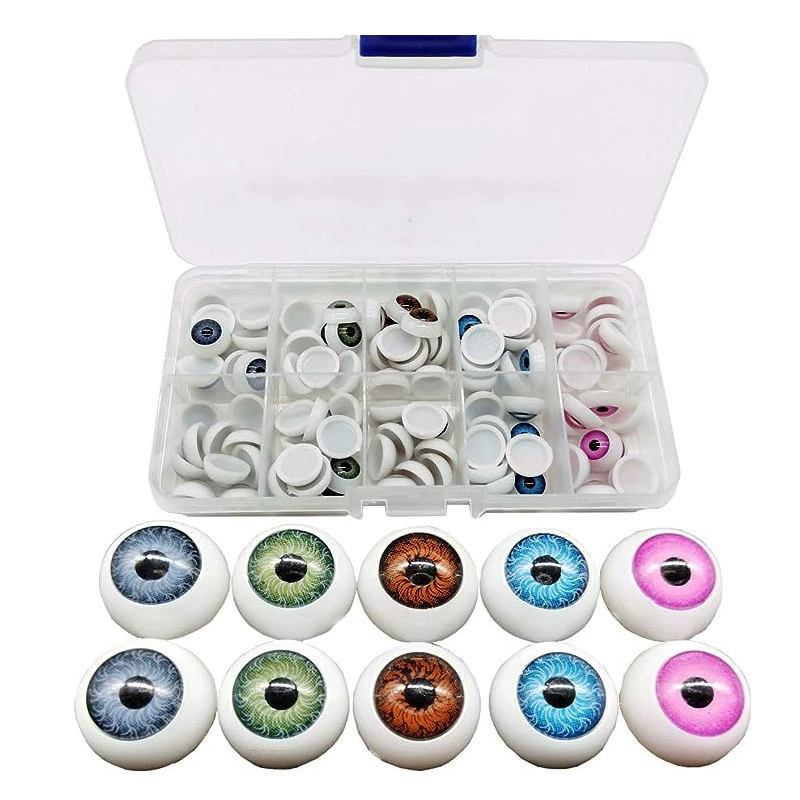 Амазонка Горячие Продажи Игрушка Кукла Глаза Животное Пряжка Цветная Чаша Кукла Глаза Таукия Глаза