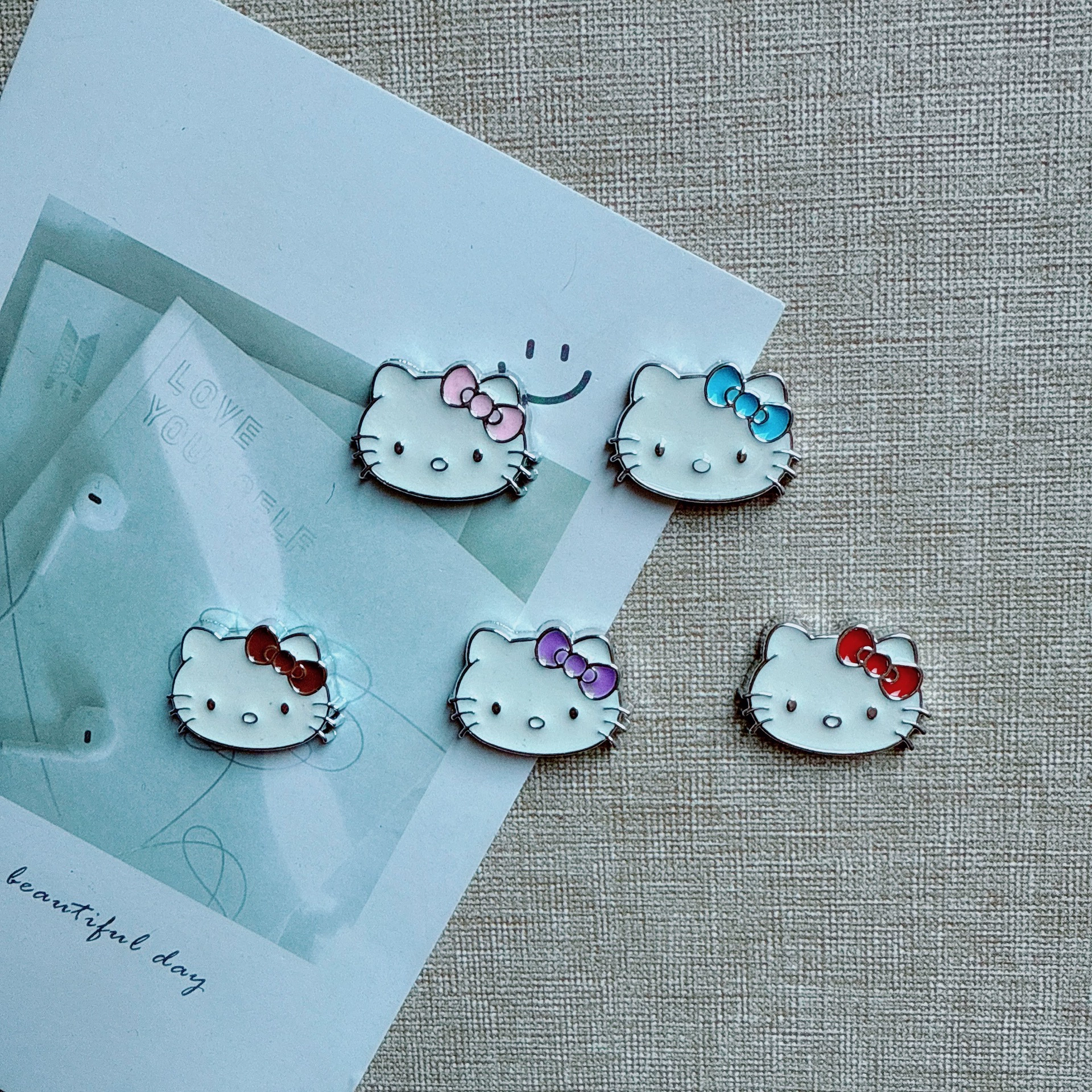 Новый серебристый край котёнок голова diy заколка для волос чехол для телефона дырка обувь цветы украшения материал аксессуары оптом