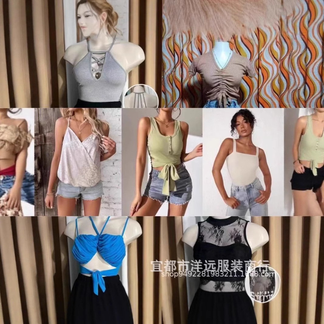 Tops sexy de moda para mujer SHEIN Varios Tops de chicas calientes europeas y americanas Xiyin Factory Venta caliente de comercio exterior transfronterizo image 3