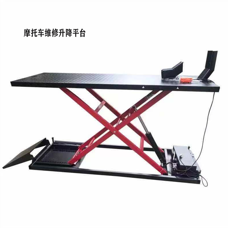 摩托车升降台升降机气动修理工作平台液压举升机维修车架起车架