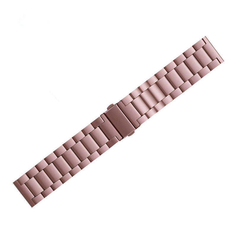 Three-bead heart-pink