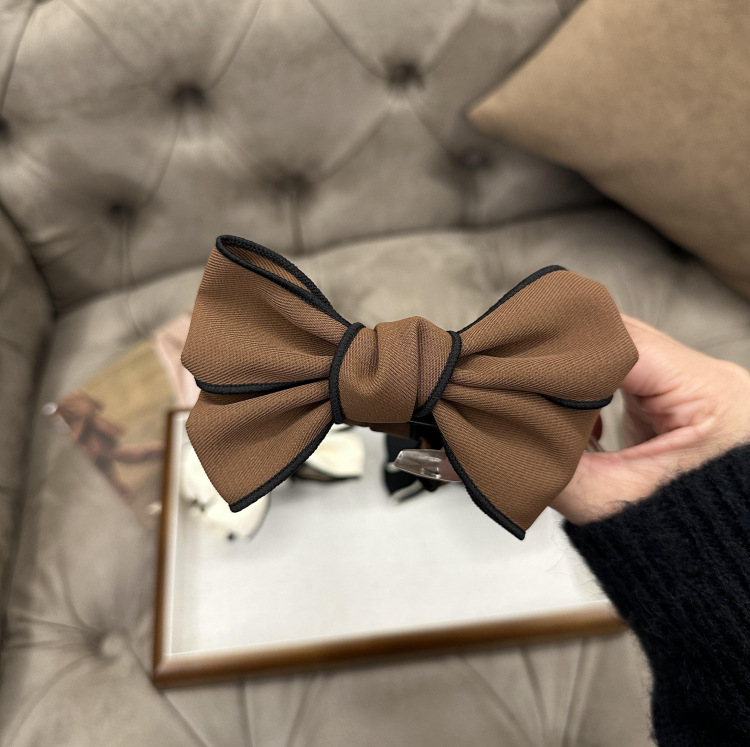30g Weight Hair Clip Hair Accessories Type 1 Piece Quantity Holiday, Daily Occasion Bow Knot Pattern Women's Gender Simple Style, Classic Style Style Women's Simple Style Classic Style Bow Knot Cloth Hair Clip 9