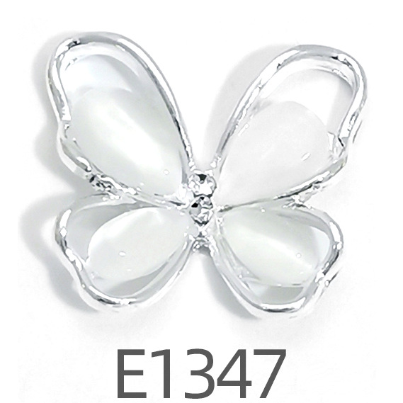 Internet celebridad nueva aleación de uñas joyería diamante lote mixto Opal mariposa perla abeja uñas rhinestone fábrica al por mayor