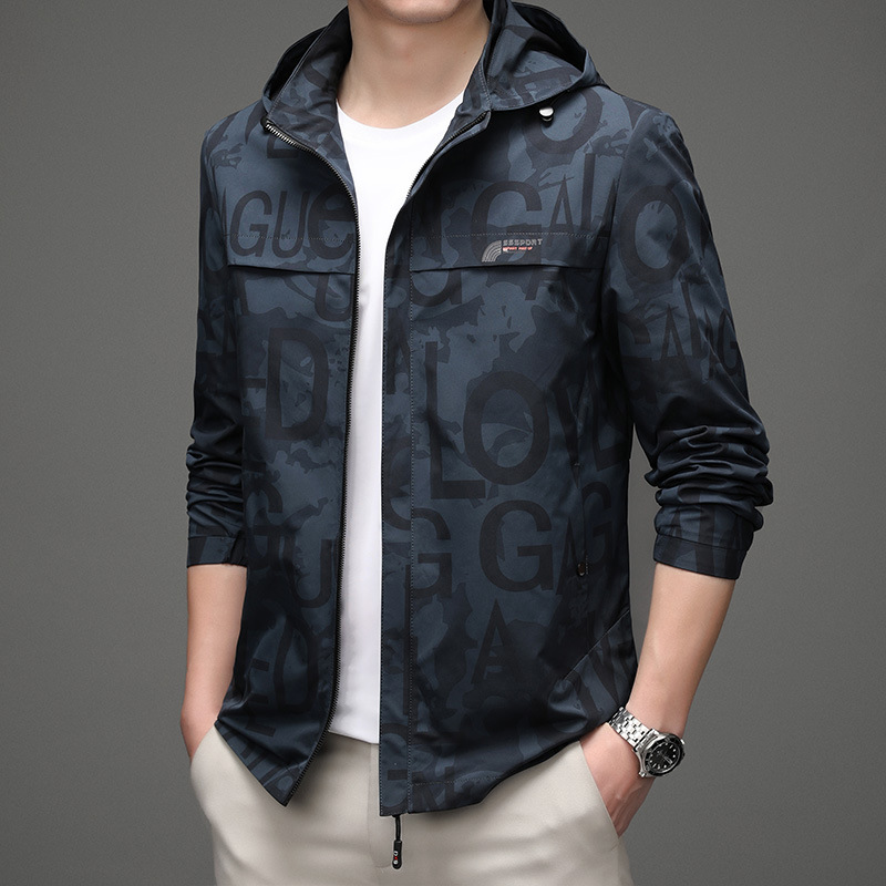 2021春秋季男土风衣外套帅气英伦时尚  修身中长款衣服茄克衫|ms