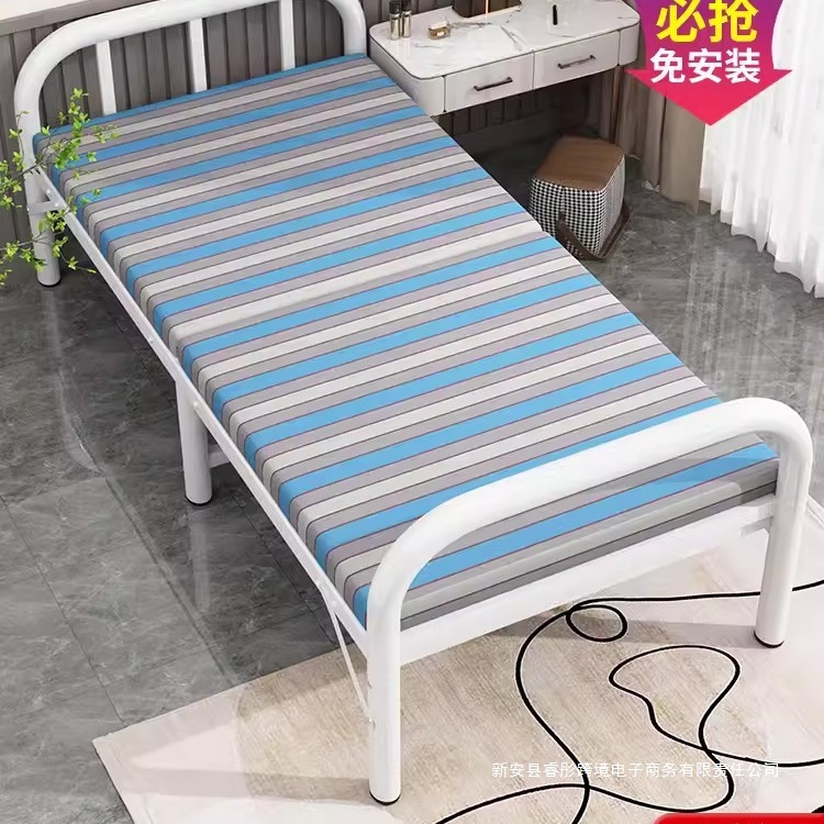 折叠床单人便携家用.米出租房午睡简易办公室午休陪护硬板铁床