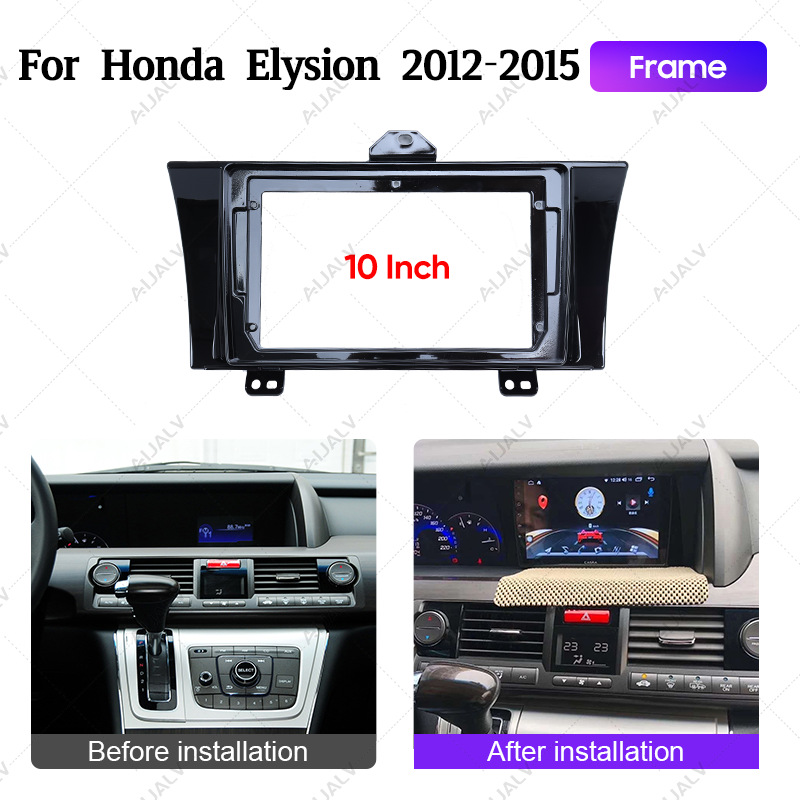 Cross-Border Hot-Selling Versatile Frame Suitable for 12-15 Honda Elysion 9inch Left-Hand Drive Android Navigation Frame Dvd Panel