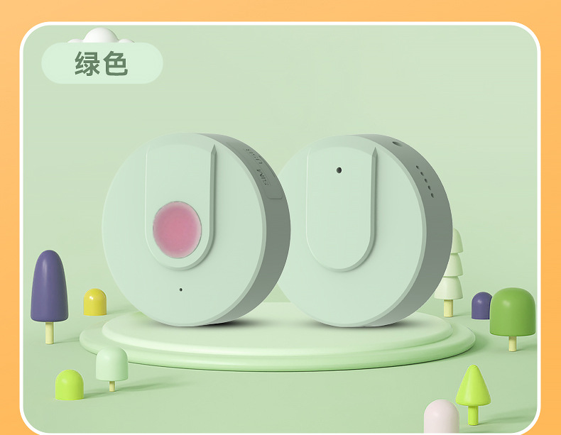 Children's GPS tracker for real-time location and anti-lost protection, elderly SOS alarm device with two-way communication and tracking function