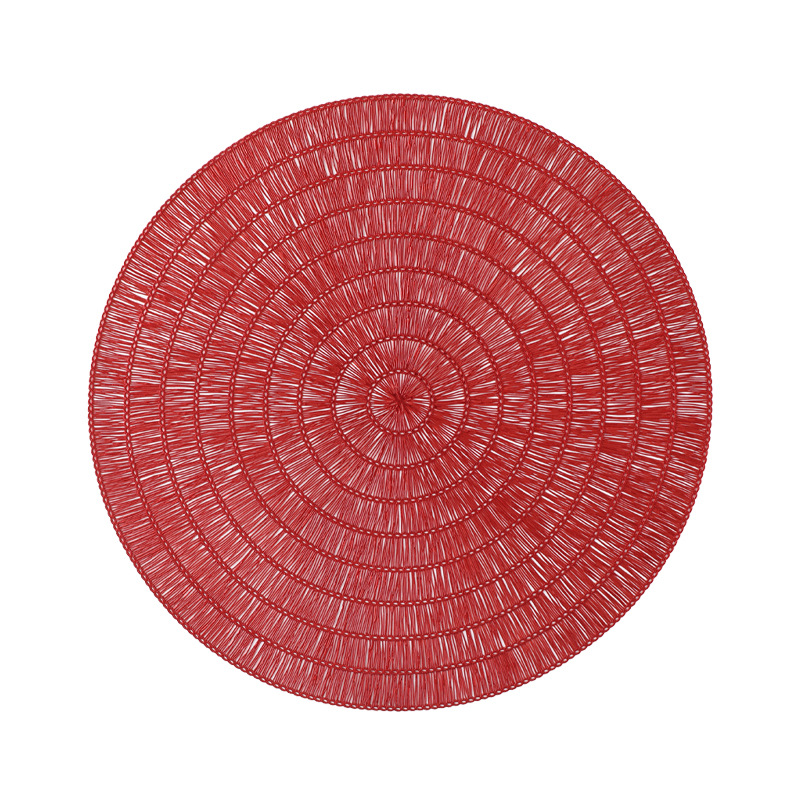 Almohadilla de pvc, anillo de espiga de trigo, tapete de estudiante antideslizante, decoración de mesa de estilo europeo, diseño creativo en forma de flor, tapete de mesa antideslizante