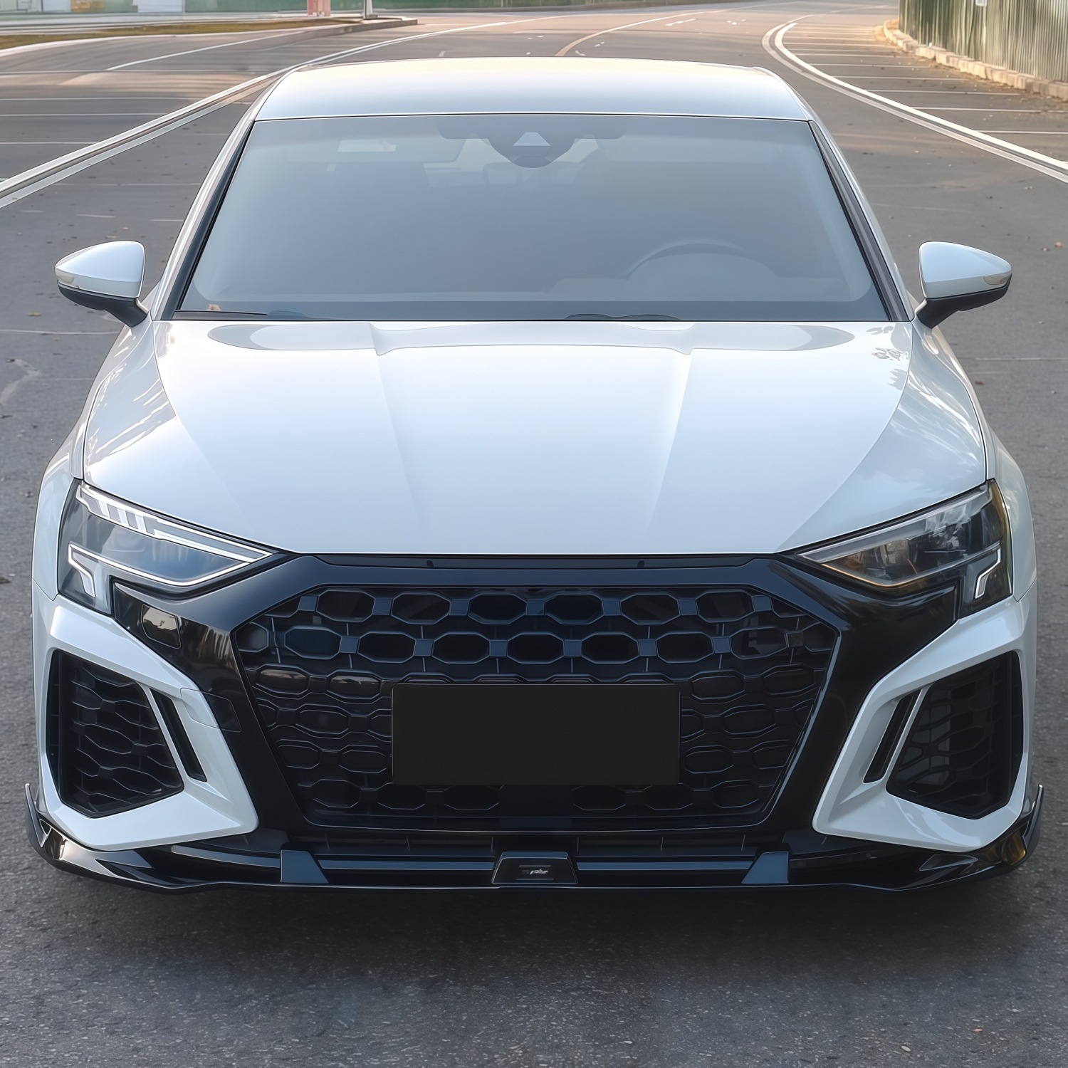 Suitable for Audi 21-24 A3 models, this includes an RS3 front bumper, grille, and front fascia for modification
