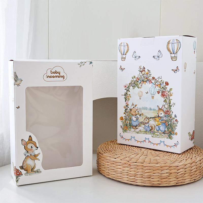 Коробка с двойной вставкой-подарочная коробка; белый; 29*9*19см