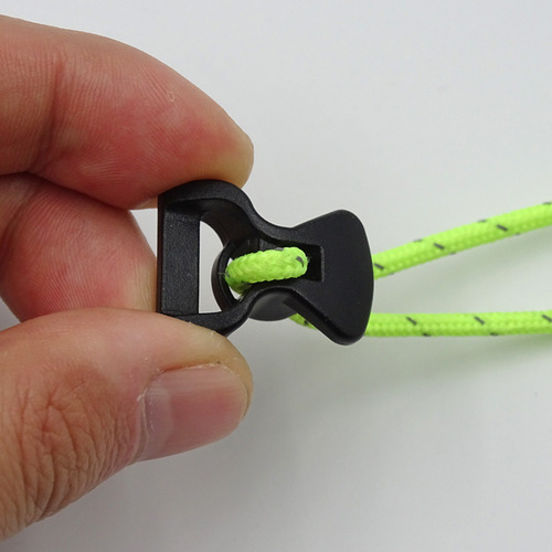 Outdoor tent canopy fixing clips, plastic multi-functional cord hooks, camping windproof rope adjustment clips