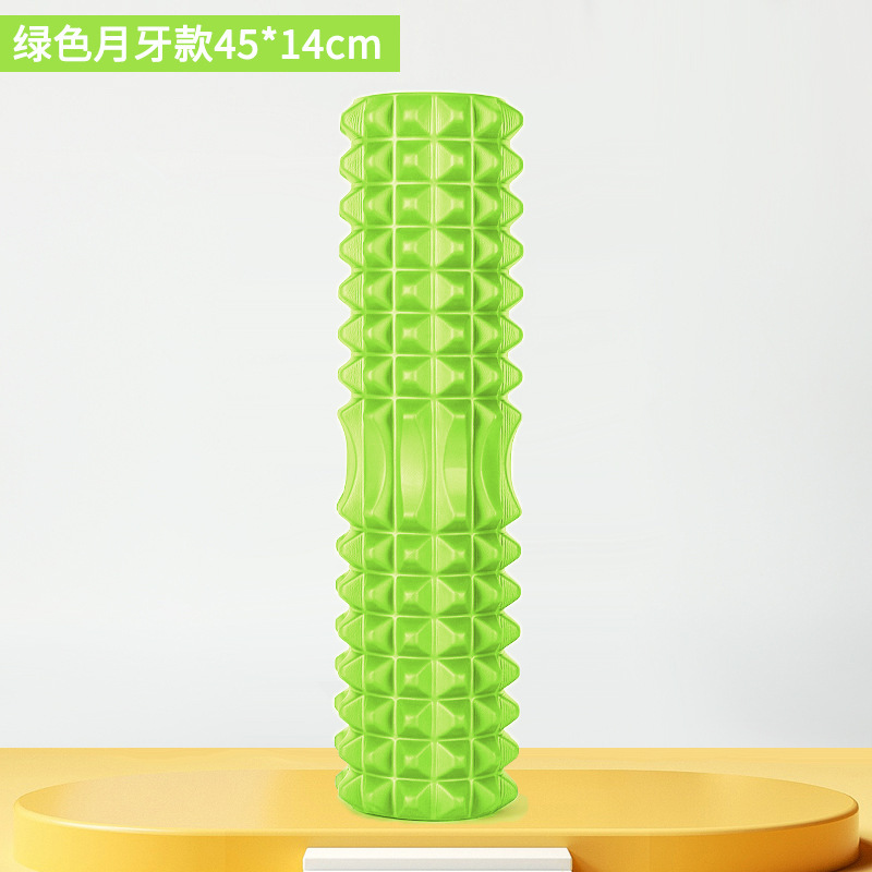 メーカー45cmフィットネスフォームシャフト筋肉リラックスローリングヨガコラム狼牙棒ローラー初心者マッサージ脚|undefined