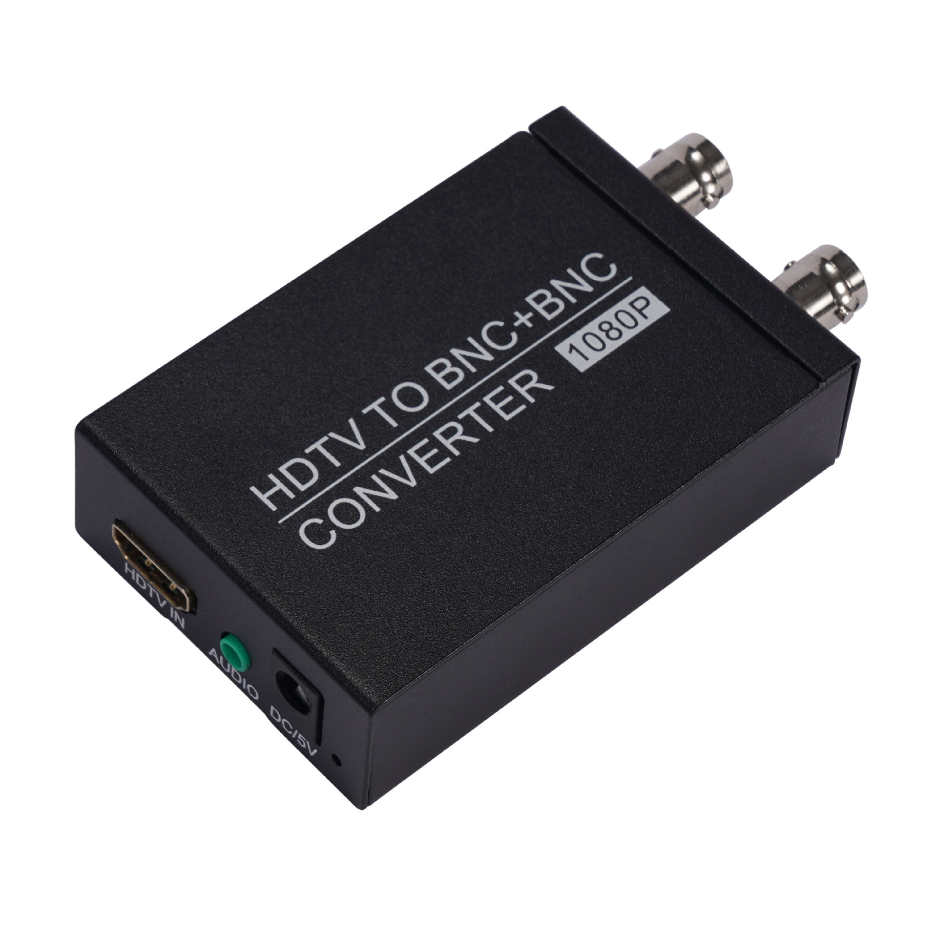 HDMI转双BNC复合视频信号转换器适配器VHS DVD播放器PAL/NTSC转换
