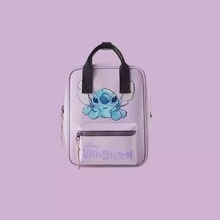 跨境 史迪印花背包幼儿园书包儿童包女童拼色背