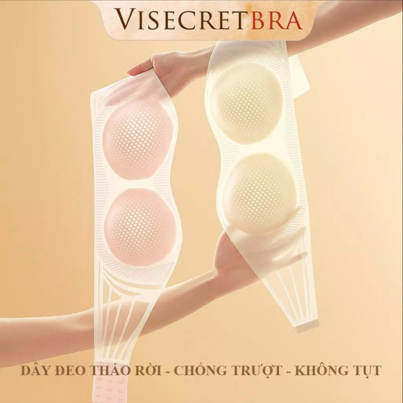 Visecretbratk Women's Underwear, Non-Slip, Strapless, Small Chest Gathering Bra, Foundation-Like Lingerie