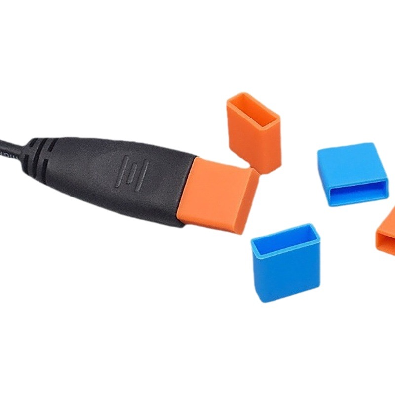 Enchufe de polvo macho USB estándar sombrero cable de datos USB Cable de carga enchufe cubierta de polvo U disco cubierta protectora enchufe