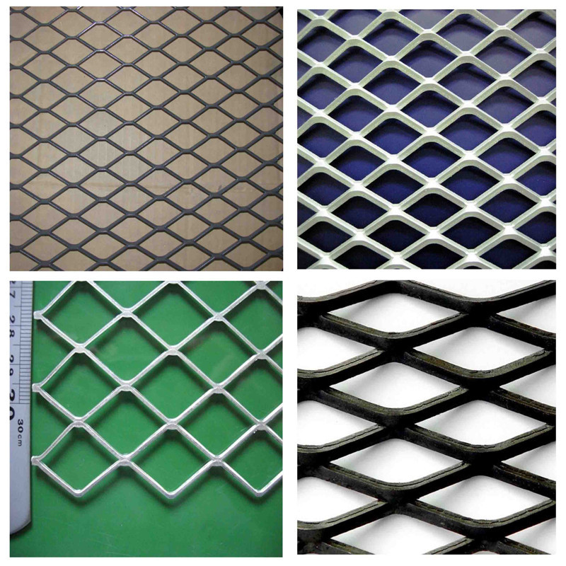 菱形钢板网 钢板拉伸网 钢笆网片 冲压拉伸钢板网 不锈钢钢板网