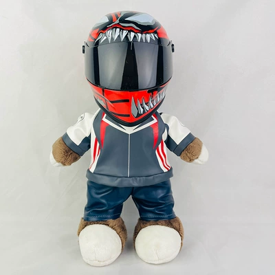 Helmet Battery Car Decoration Gift, Motosiklet dəbilqələri - 28cm-flower-bear-five-generations-venom-s-size-includes-helmet-buckle