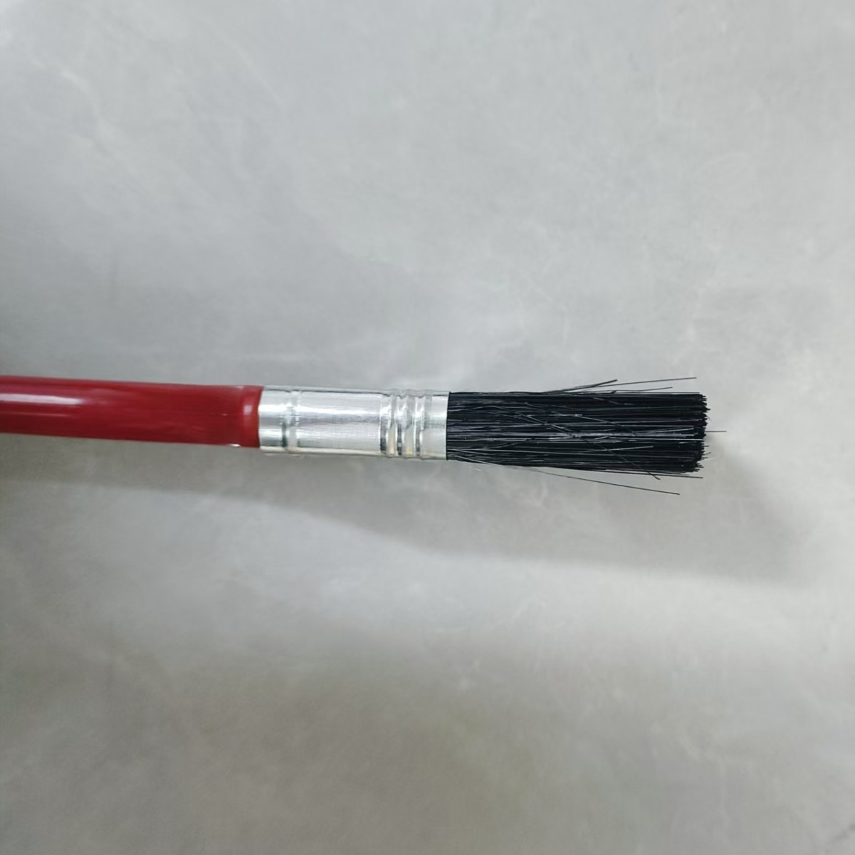 Cepillo de mango rojo de plástico cepillo de pintura de mango rojo cepillo de herramientas de recubrimiento material de construcción