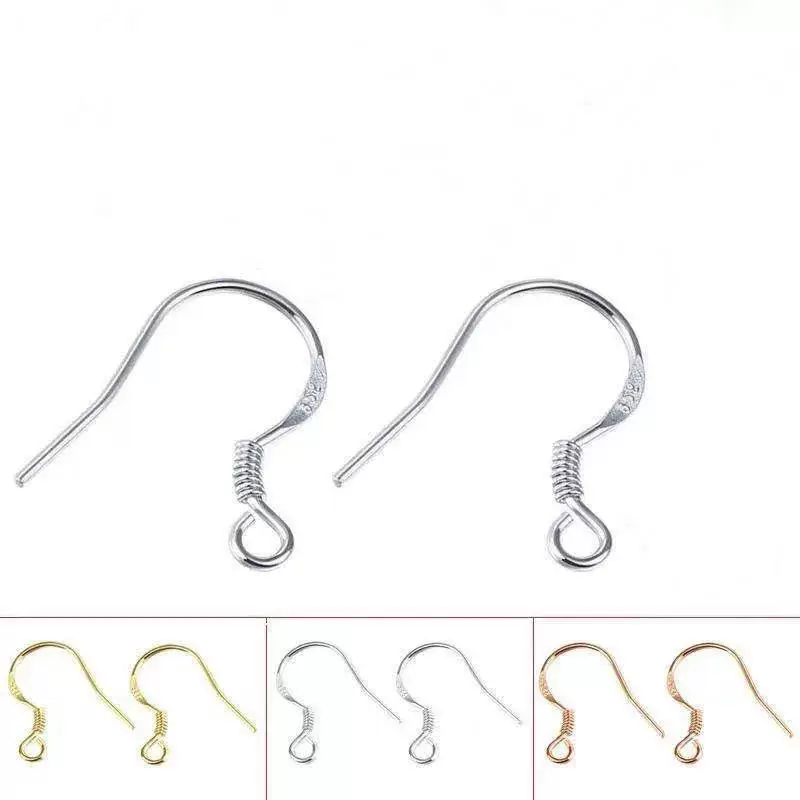 Earrings, accessory, 100 pieces, silver 925 sample, DIY