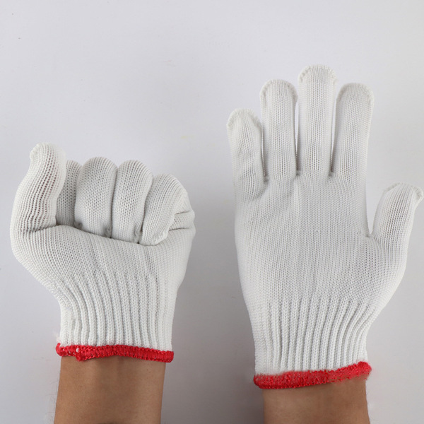 Wear-resistant demi-season thin nylon gloves