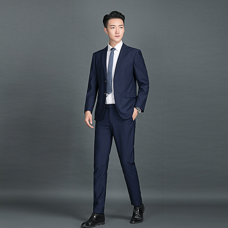 Traje traje profesional de los hombres mejor hombre estilo coreano novio boda negocio formal desgaste chaqueta delgada casual pequeño traje de verano