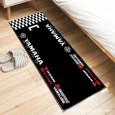 Motorcycle Display Mat with Advertising | Avtomobil döşəmə paspasları - mt46-40120cm-crystal-velvet-dot-plastic-bottom