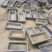 石槽花盆景观摆件猪槽牛槽马槽老石器摆件庭院景观石器养鱼景观