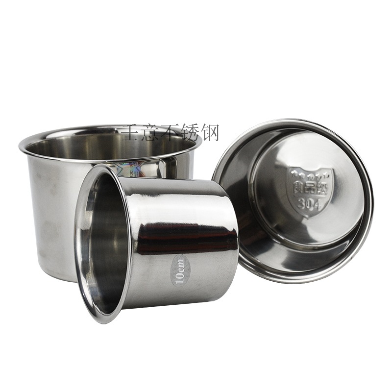 BB4C wholesale thickened 304 stainless steel flavor cup restaurant kitchen multi-purpose seasoning jar home seasoning