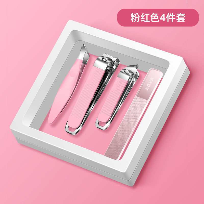 Herramientas de corte de uñas oblicuas de pie de uñas caseras cuchillo plano conjunto de cuchillo pinzas de uñas damas image 6