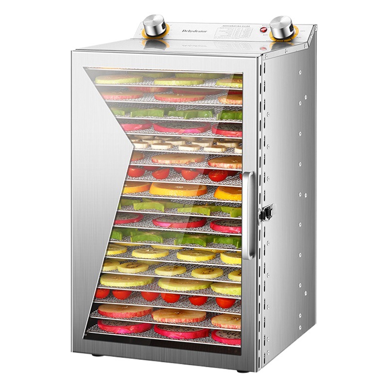 Deshidratador de alimentos, máquina secadora para frutas/carne/mascotas, multifunción inteligente, uso hogar/comercial