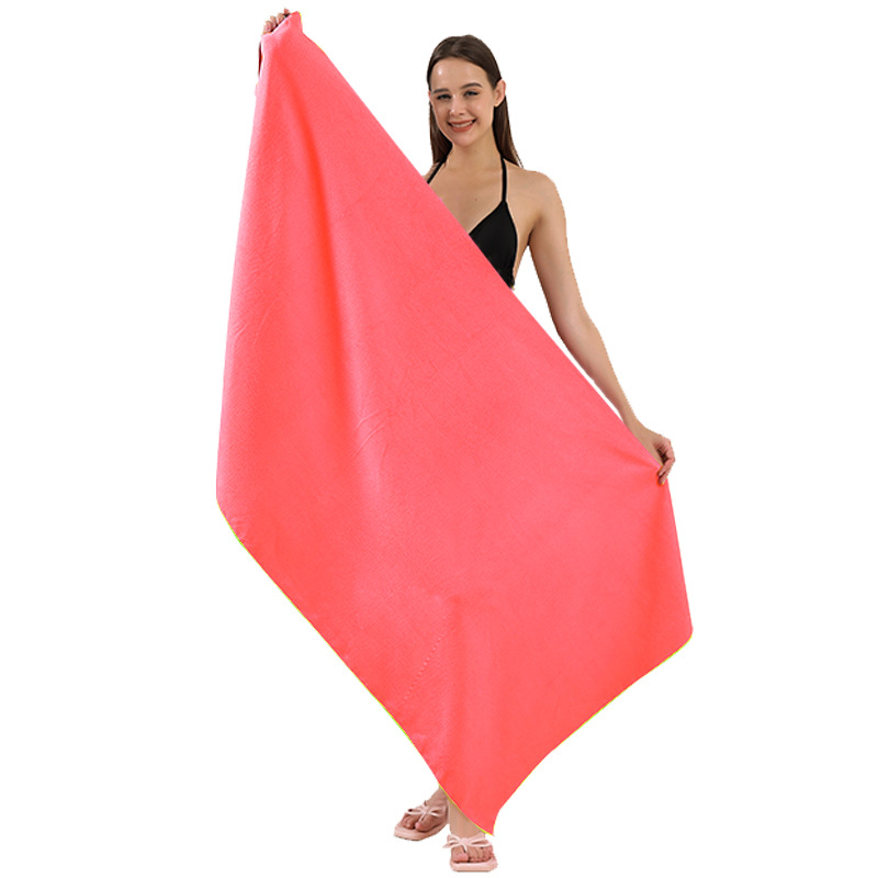 Toalla de playa de secado rápido, toalla de baño, toalla deportiva para natación, absorbente de agua y sudor, toalla de playa especial para hombres y mujeres, ultrafina personalizable