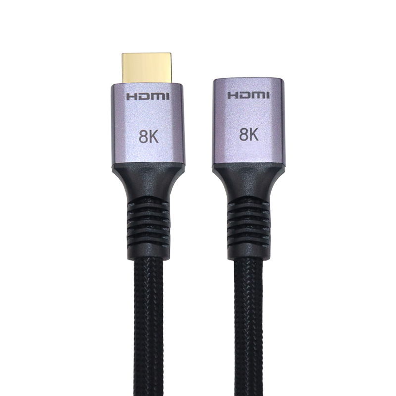 定制款hdmi延长线 8k60hz公对母接口电脑投影仪高清转接线 hdmi8k