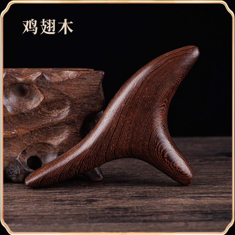 Pein de masaje de madera de sándalo, meridianos de cabeza dragado, dientes de oro de cinco dedos, nariz endurecida delfines, cuidado del cabello, dispositivo terapéutico