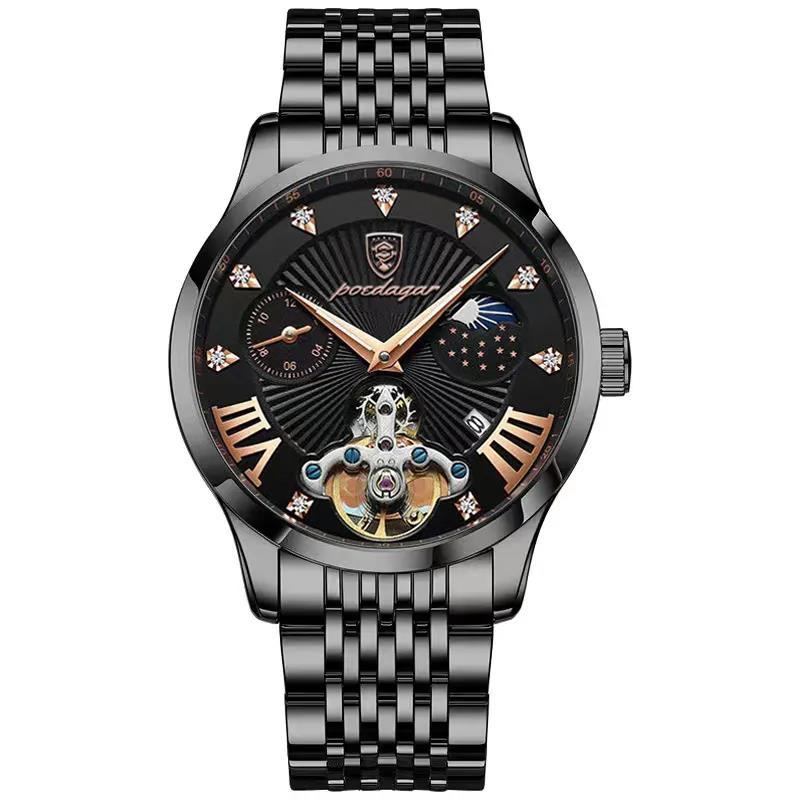 906 modelo de banda de acero de cara negra de cáscara negra